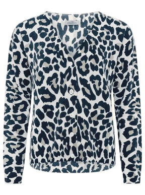 Zwillingsherz 100% Kaschmir / Cashmere Cardigan Leo- Grau (Super-Sale - keine Retoure)