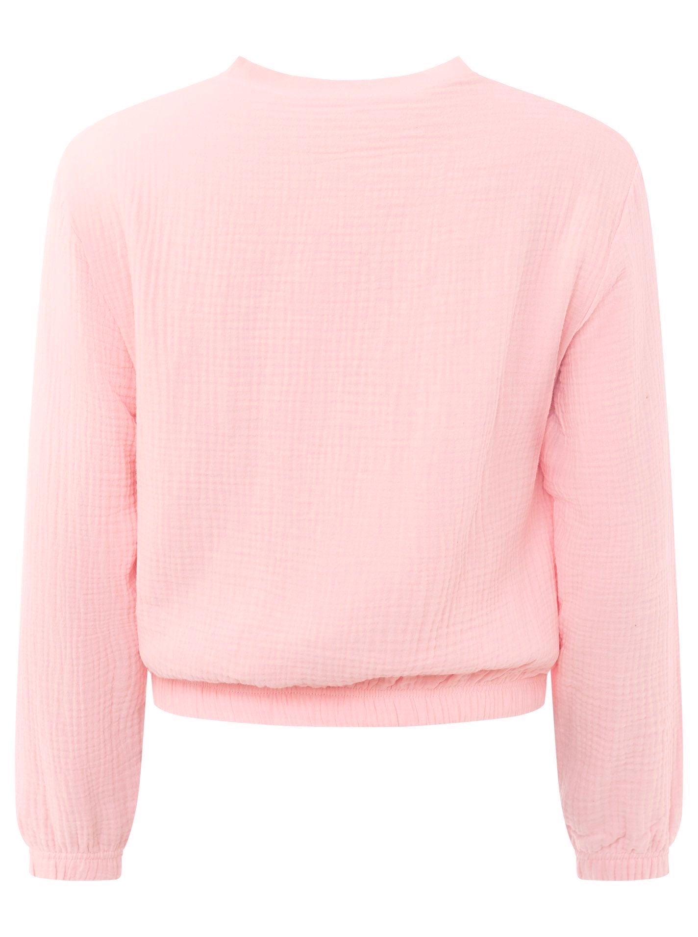 Zwillingsherz - Musselin Zipperjacke- Rosa
