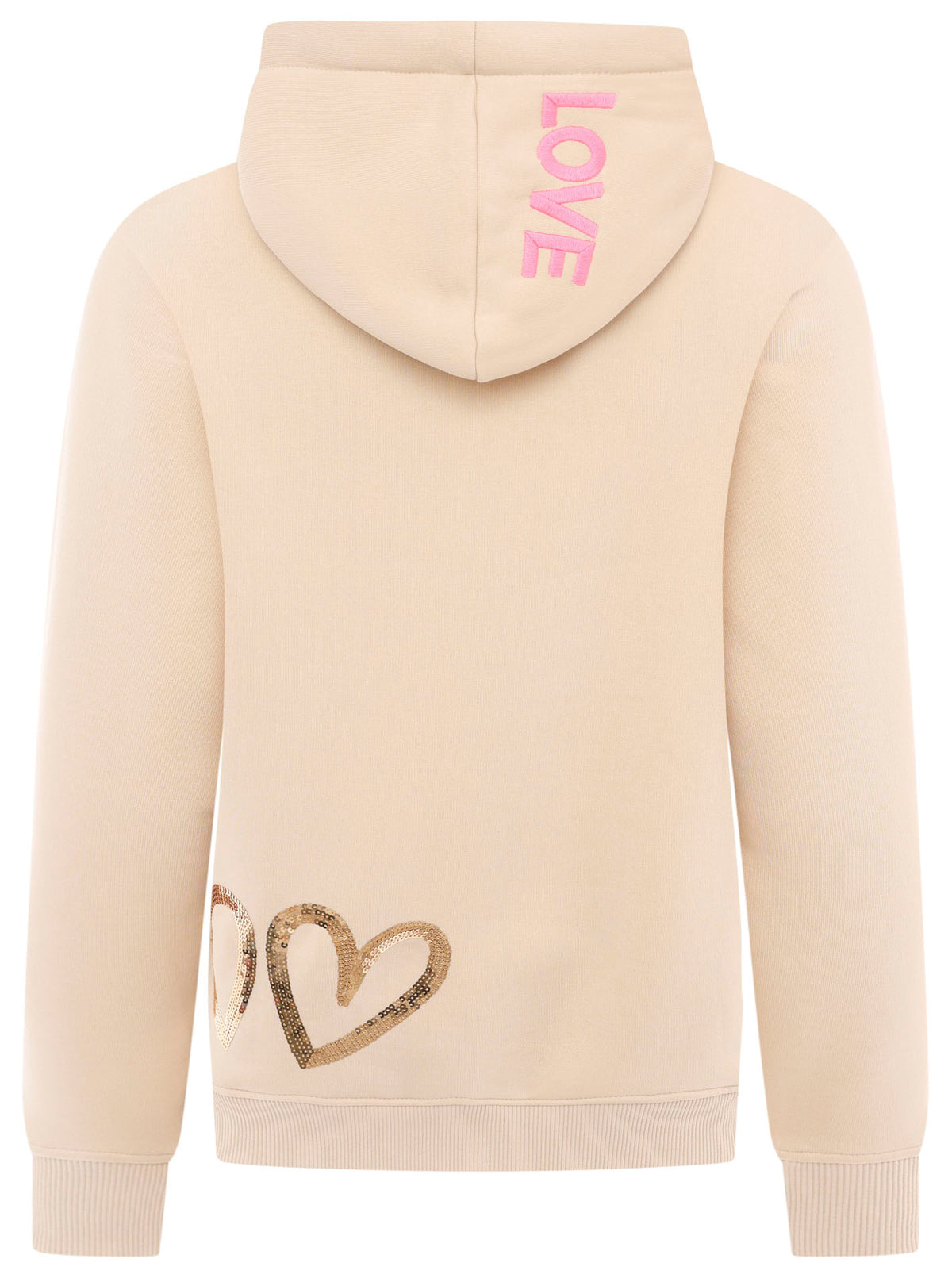 Zwillingsherz - Hoodie/Sweatshirt "All you need is Love" - Beige