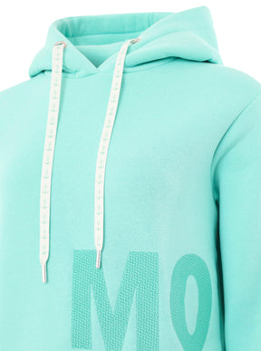 Zwillingsherz - Moin Hoodie/Sweatshirt mit Pailletten - Mint/Türkis