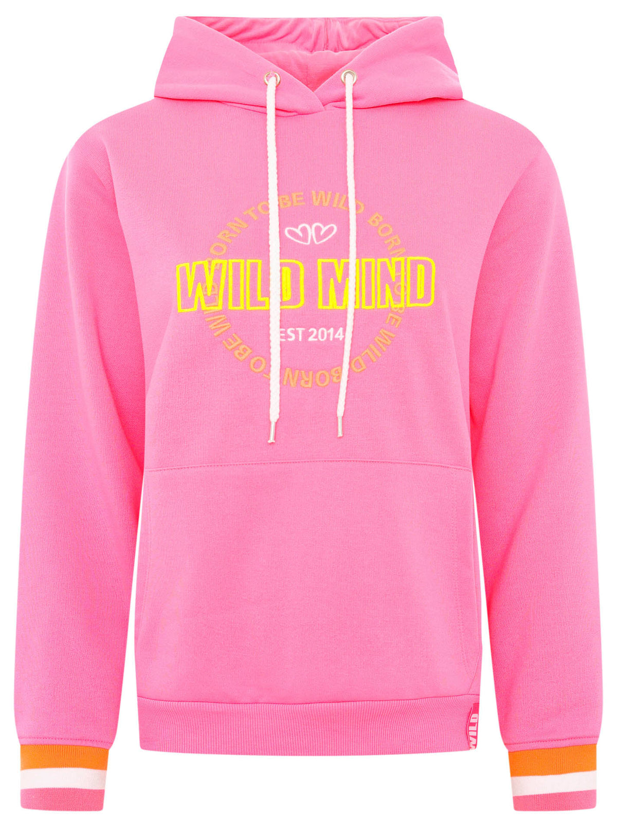 Zwillingsherz - Hoodie/Sweatshirt "Wild Mind Leopard" - Pink