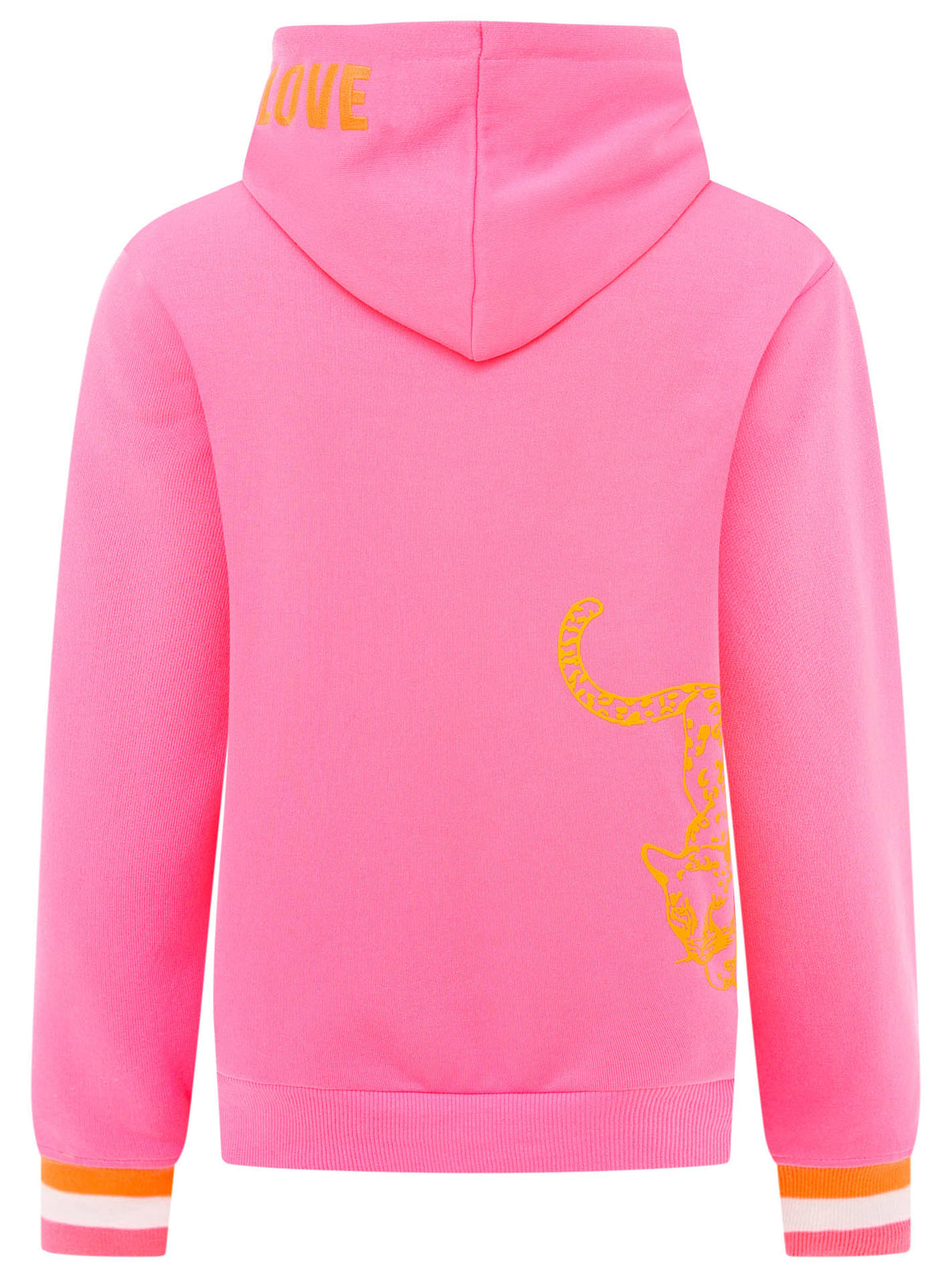 Zwillingsherz - Hoodie/Sweatshirt "Wild Mind Leopard" - Pink