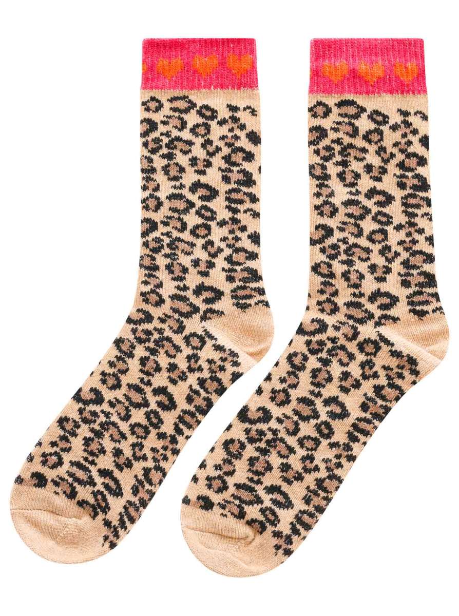 Zwillingsherz - Kuschelsocken Leo -Beige (1 Paar)