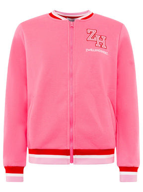 Zwillingsherz - Sweatbomberjacke "ZH" - Pink