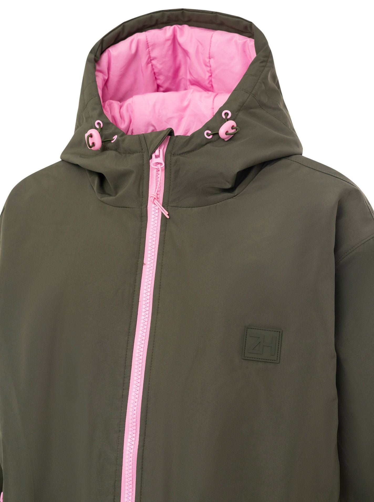Zwillingsherz - Leichte Windjacke - Khaki