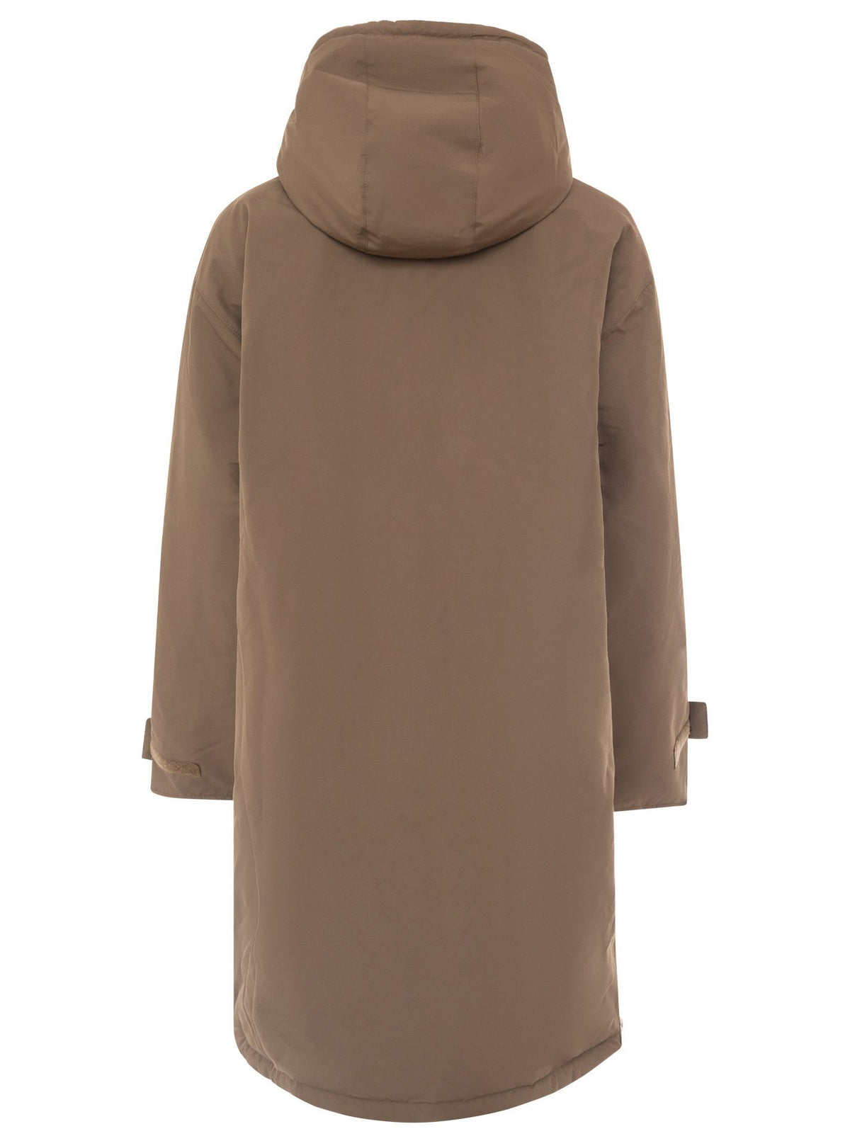 Zwillingsherz - Oversize Windjacke leicht - Taupe