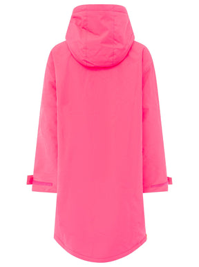 Zwillingsherz - Oversize Windjacke leicht - Neonpink