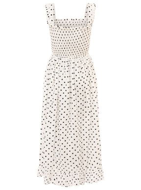 Zwillingsherz - Kleid "Classis Dots" - Beige