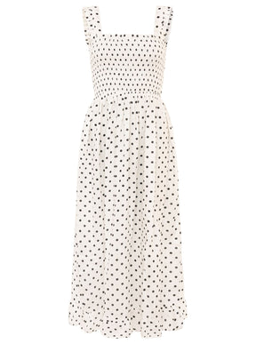 Zwillingsherz - Kleid "Classis Dots" - Beige