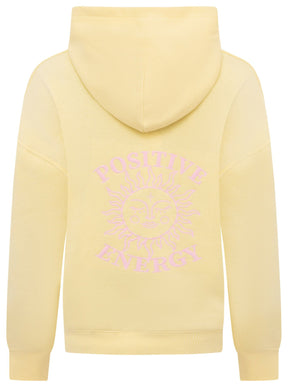 Zwillingsherz - Hoodie "Positive Energy" - Gelb