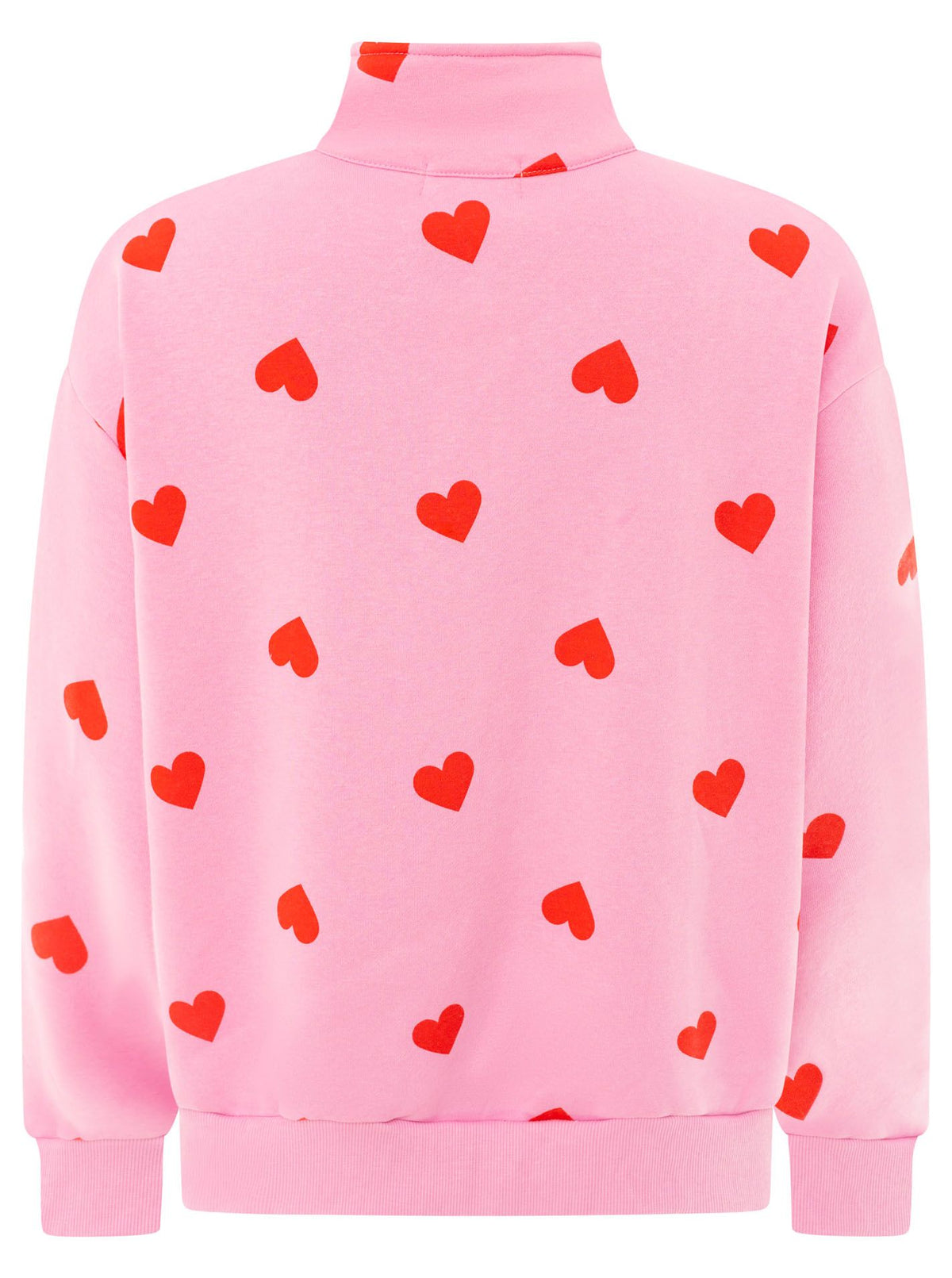 Zwillingsherz - Sweatjacke Zip "Allover Herz" - Pink