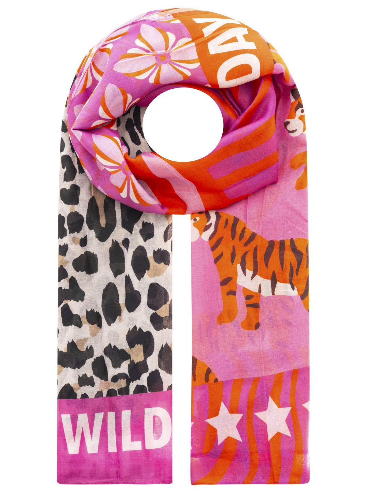 Zwillingsherz - Schal Wild Tiger - Beige