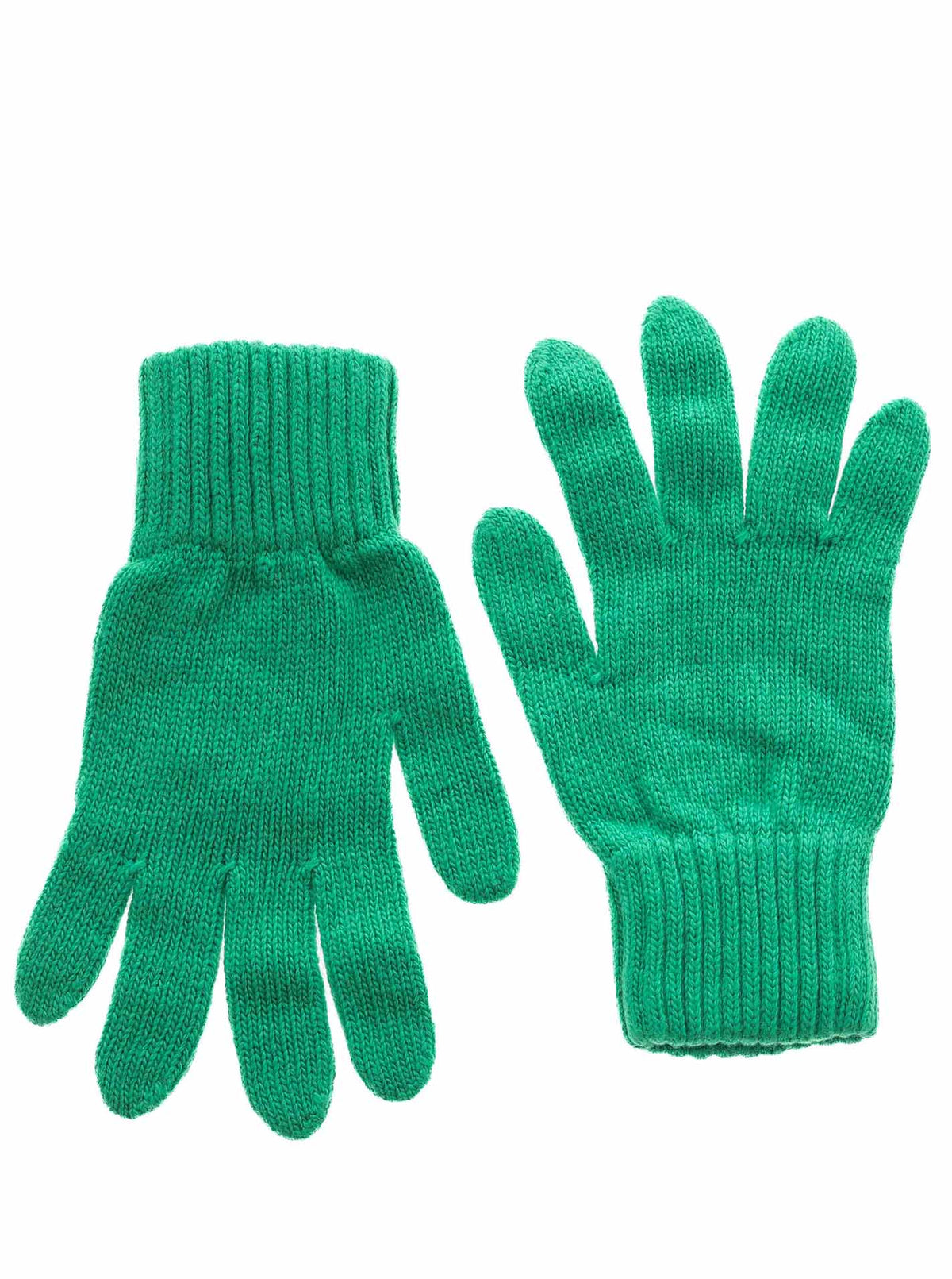 Zwillingsherz - Woll Handschuhe mit Kaschmir - Grün