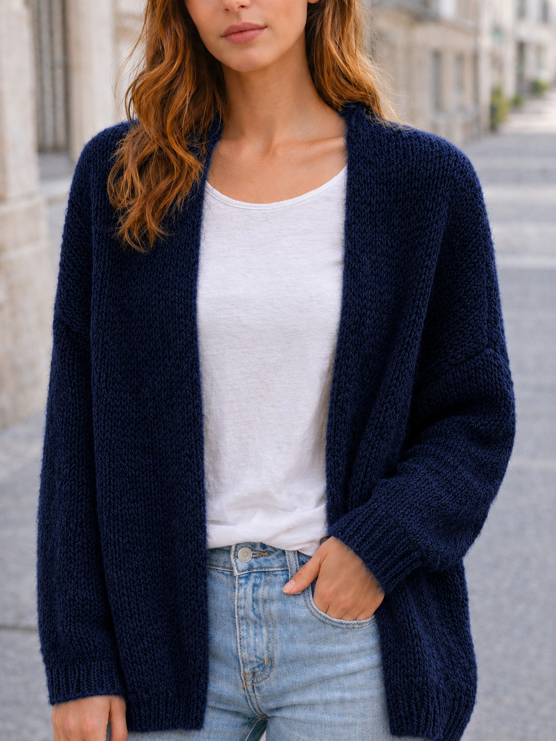 Flair - Cardigan in trendigem Dunkelblau