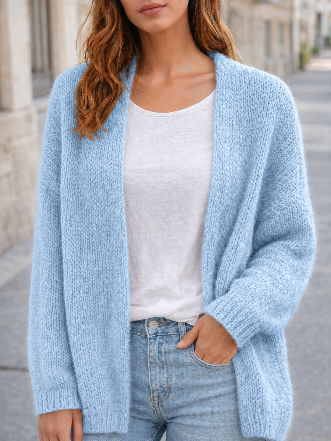 Flair - Cardigan in trendigem Hellblau