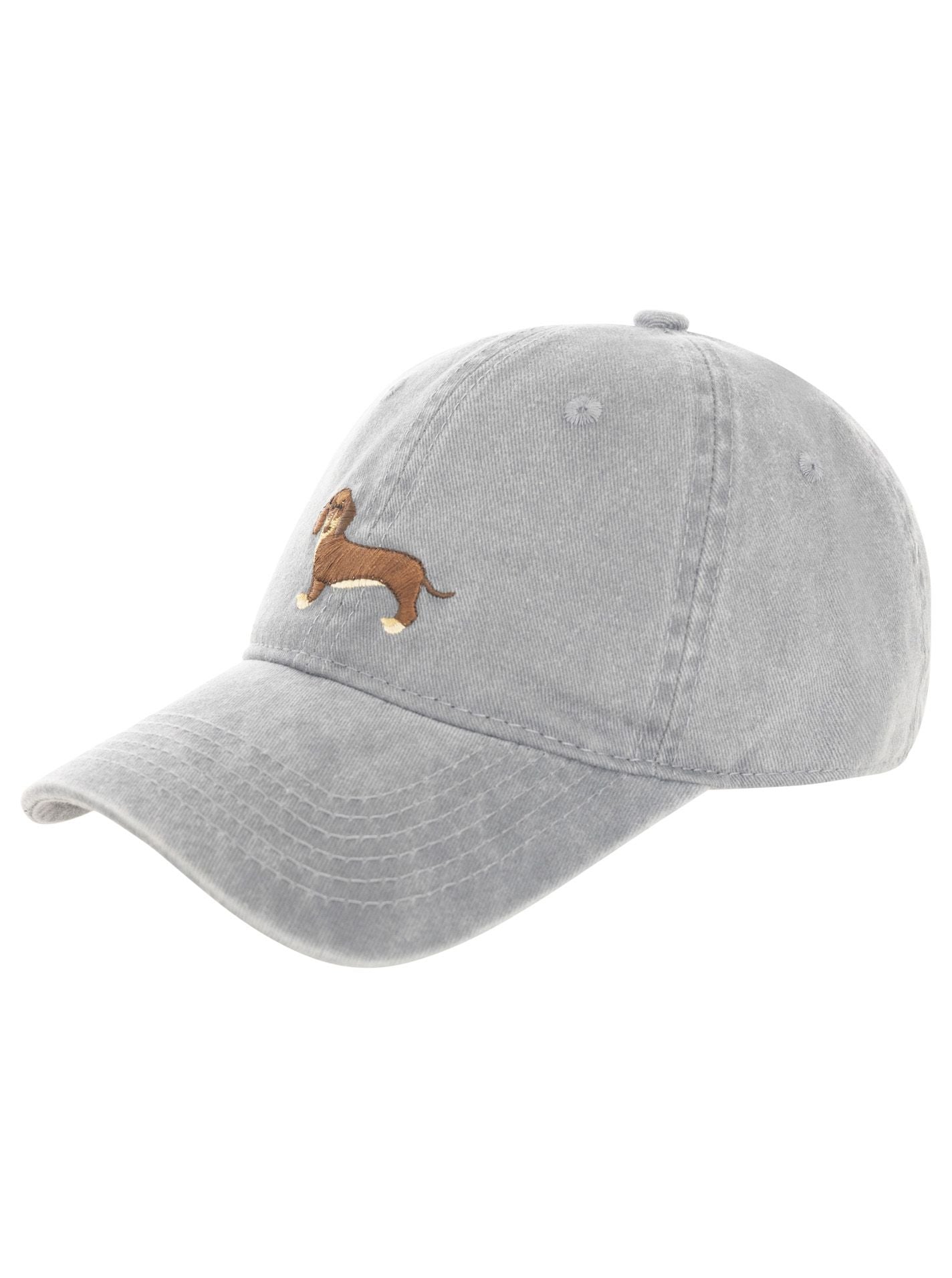 Zwillingsherz - Cap/Kappe "Dackel" - Grau