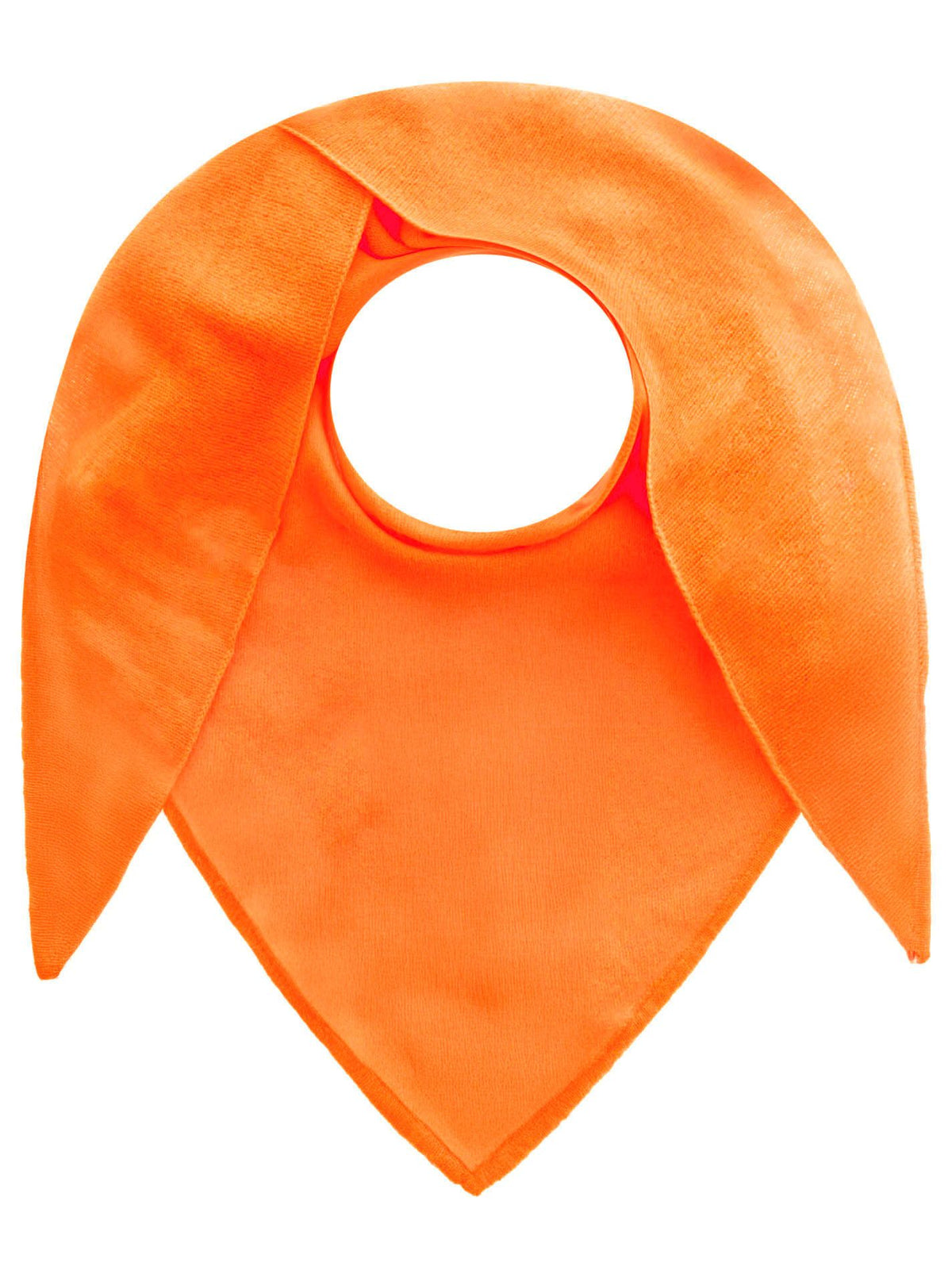 Zwillingsherz Kaschmir Schal - Dreieckstuch (100% Cashmere) - Orange