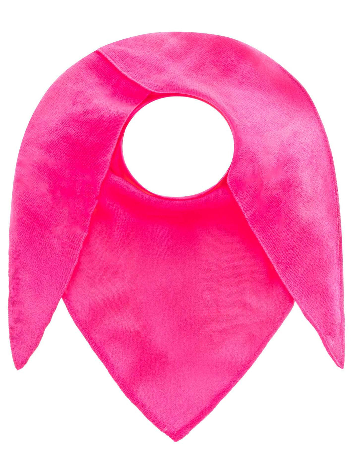 Zwillingsherz Kaschmir Schal - Dreieckstuch (100% Cashmere) - Neonpink
