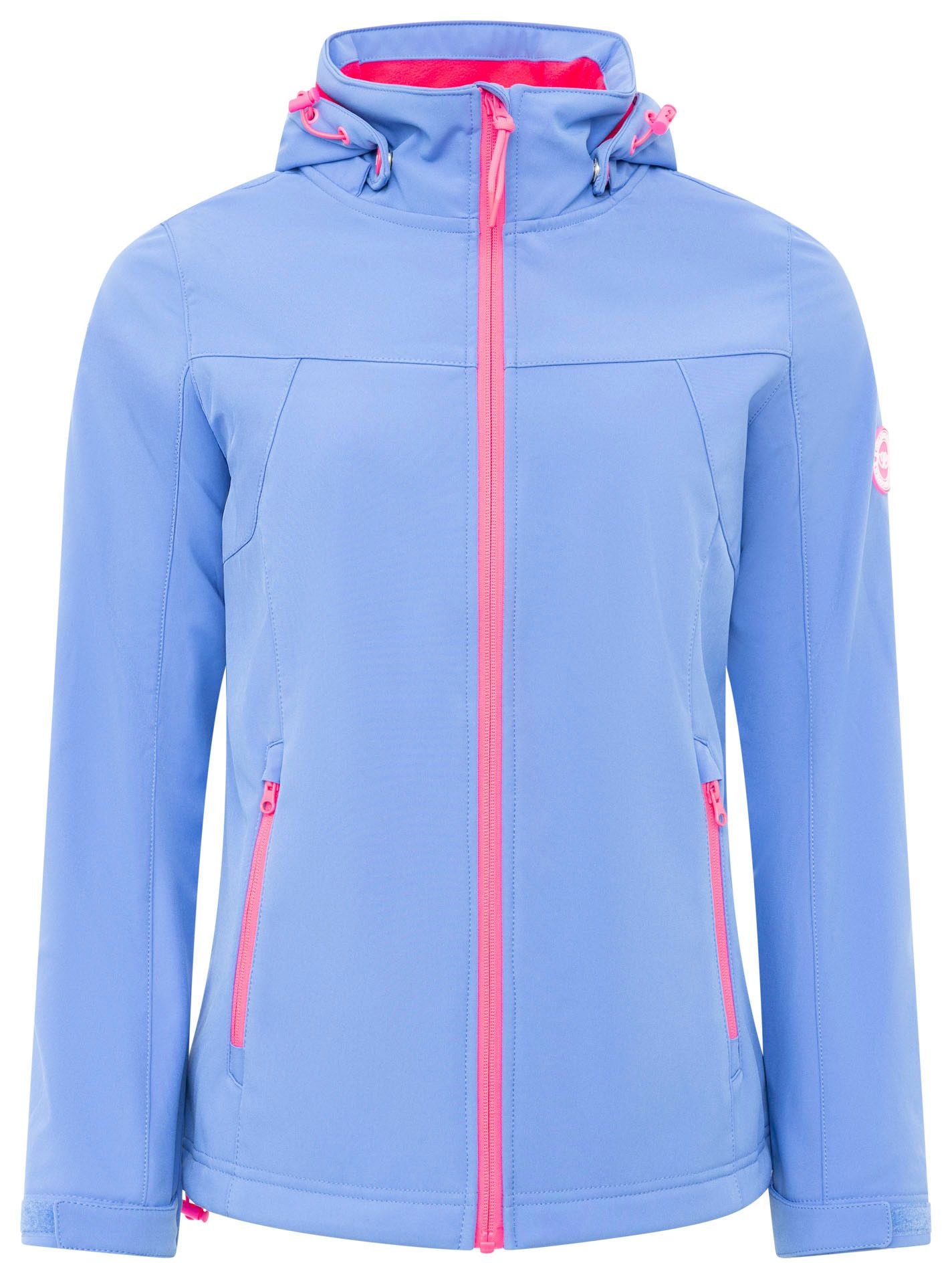 Zwillingsherz Softshelljacke "Glücksmomente" - Hellblau