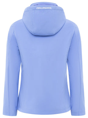 Zwillingsherz Softshelljacke "Glücksmomente" - Hellblau