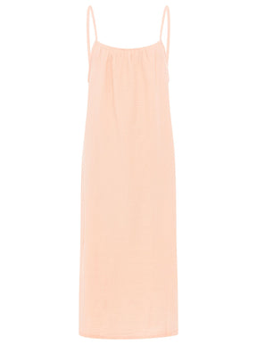 Zwillingsherz - Musselin Träger Kleid  - Apricot