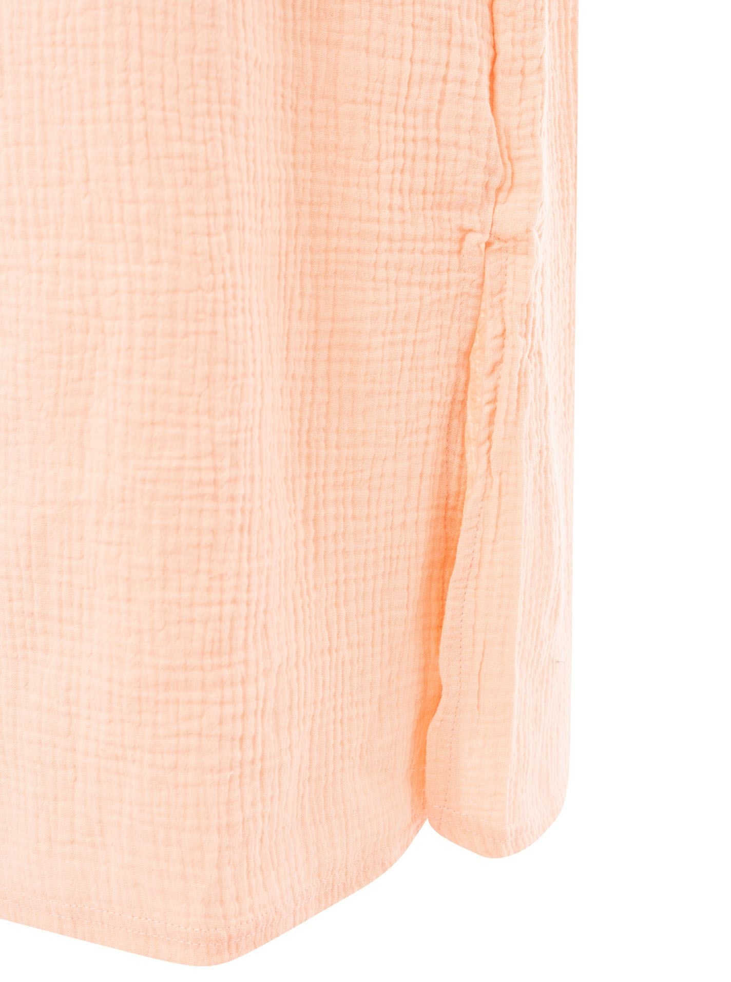Zwillingsherz - Musselin Träger Kleid  - Apricot