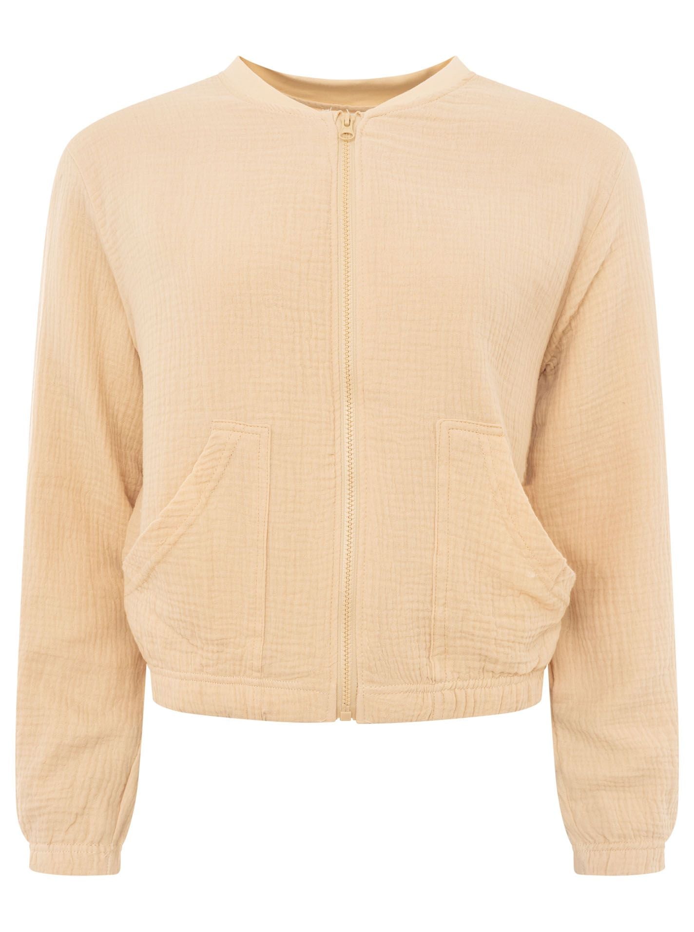 Zwillingsherz - Musselin Zipper - Beige