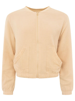 Zwillingsherz - Musselin Zipper - Beige