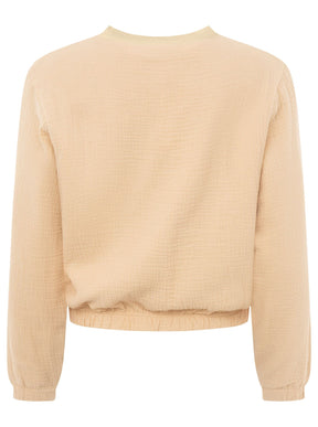 Zwillingsherz - Musselin Zipper - Beige