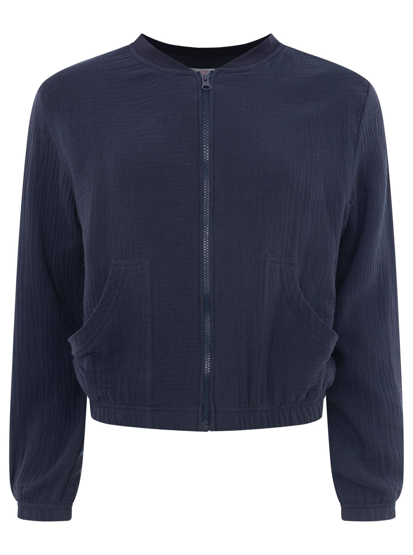 Zwillingsherz - Musselin Zipper - Navy