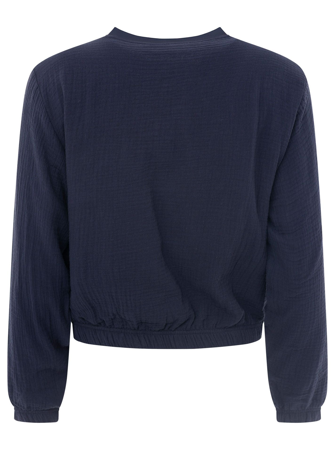 Zwillingsherz - Musselin Zipper - Navy