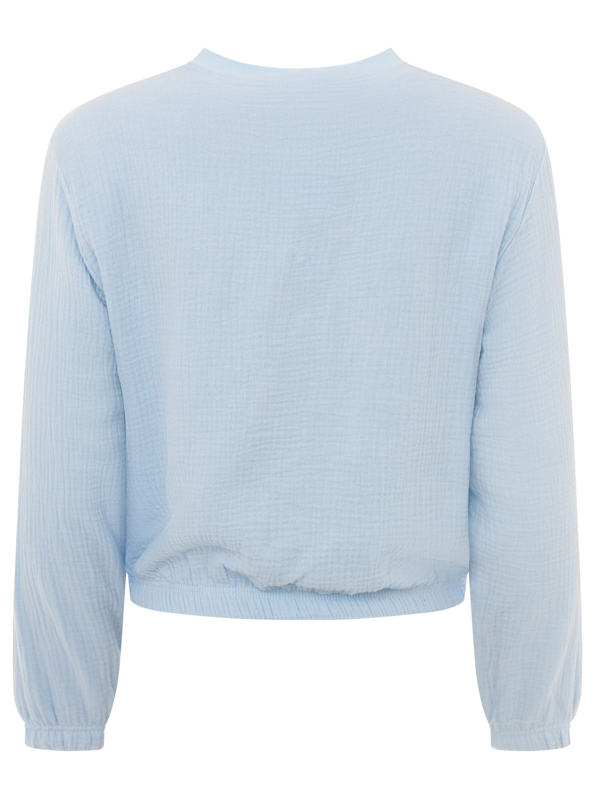 Zwillingsherz - Musselin Zipperjacke - Hellblau