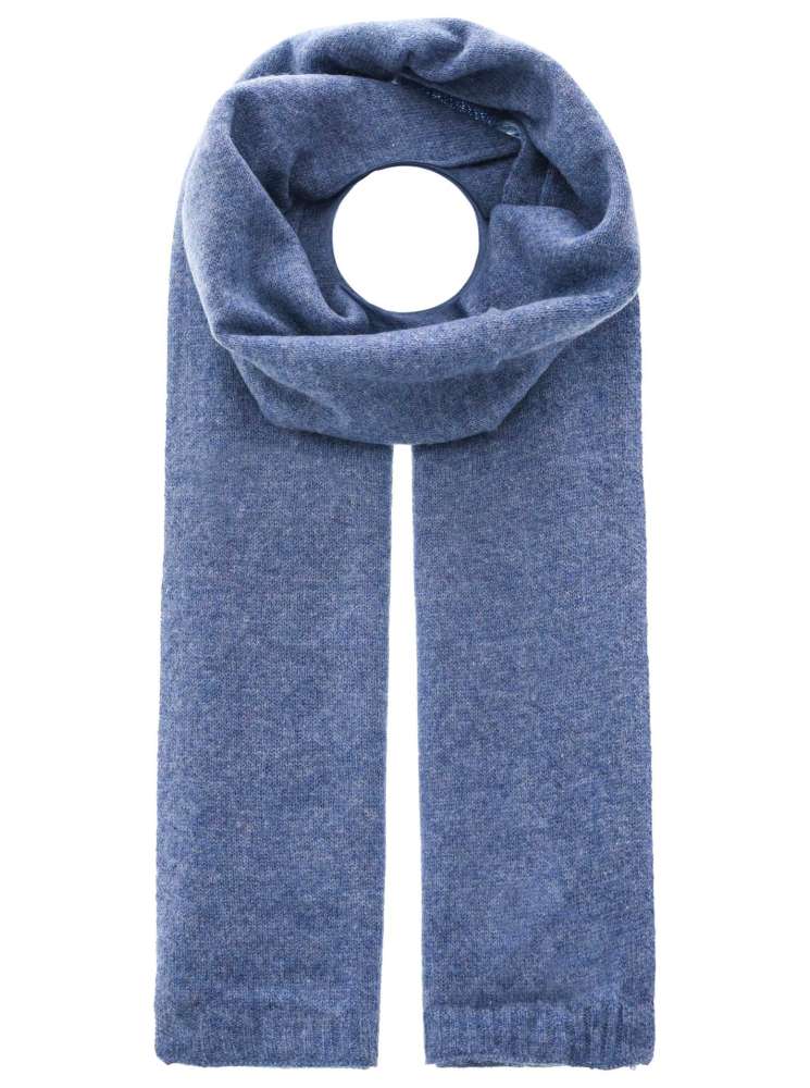 Zwillingsherz 100% Cashmere/Kaschmir Schal - Jeansblau