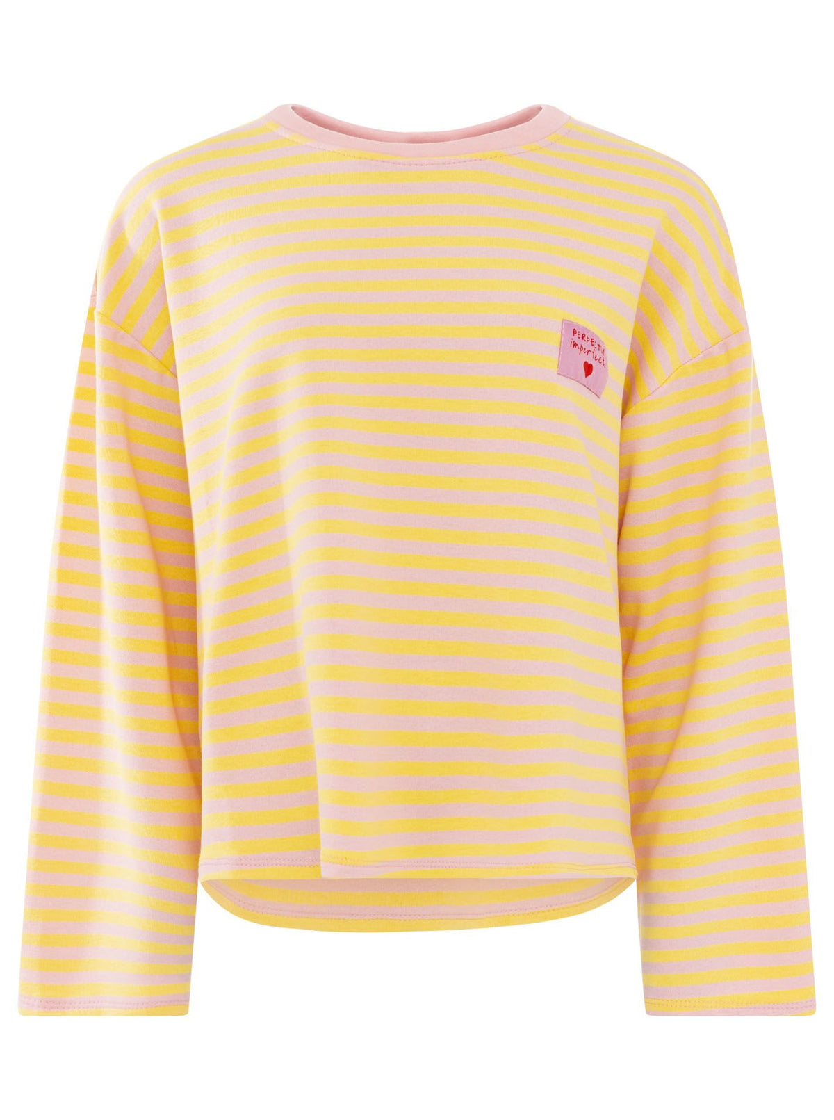 Zwillingsherz - Sweatshirt "Perfectly Imperfect" - Gelb