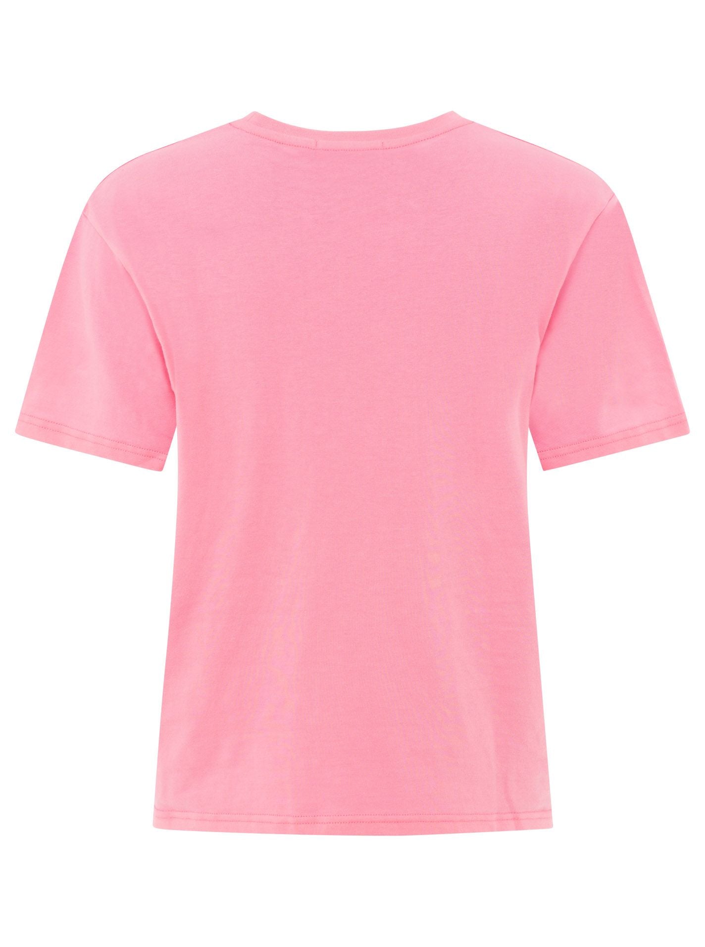 Zwillingsherz T-Shirt "Feel Good Club" - Pink