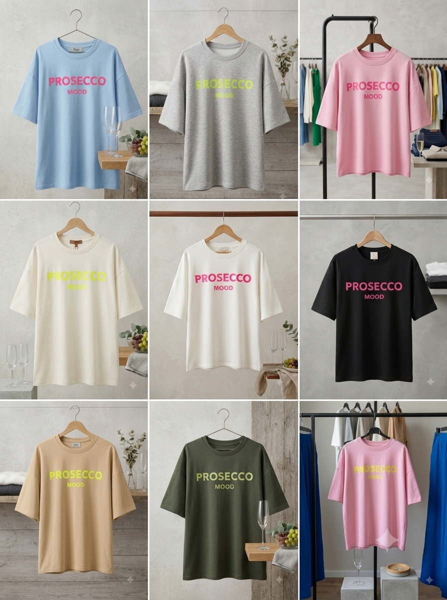 DressWithClass - T-Shirt Prosecco Mood