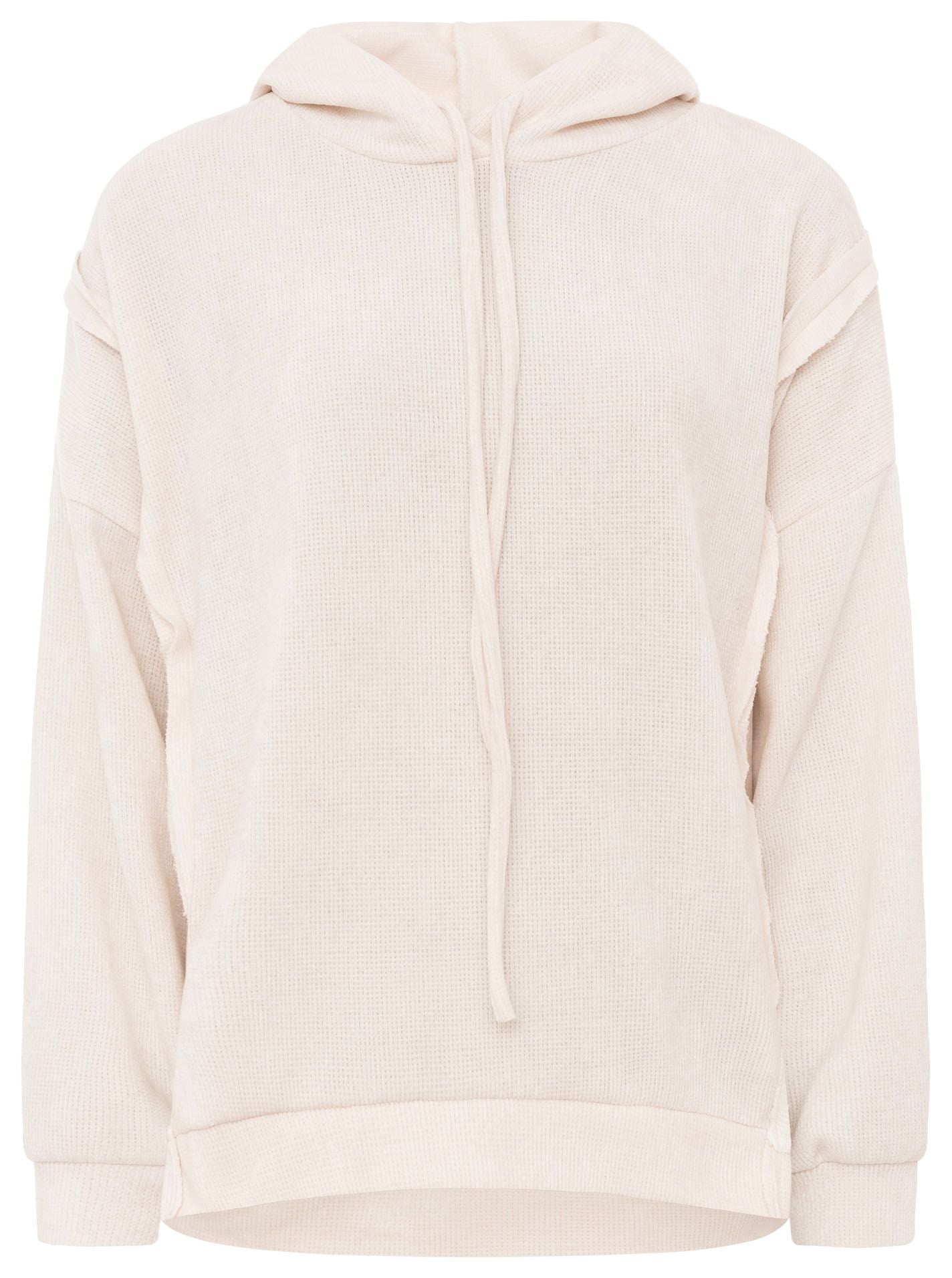 Zwillingsherz - Cord Hoodie - Beige