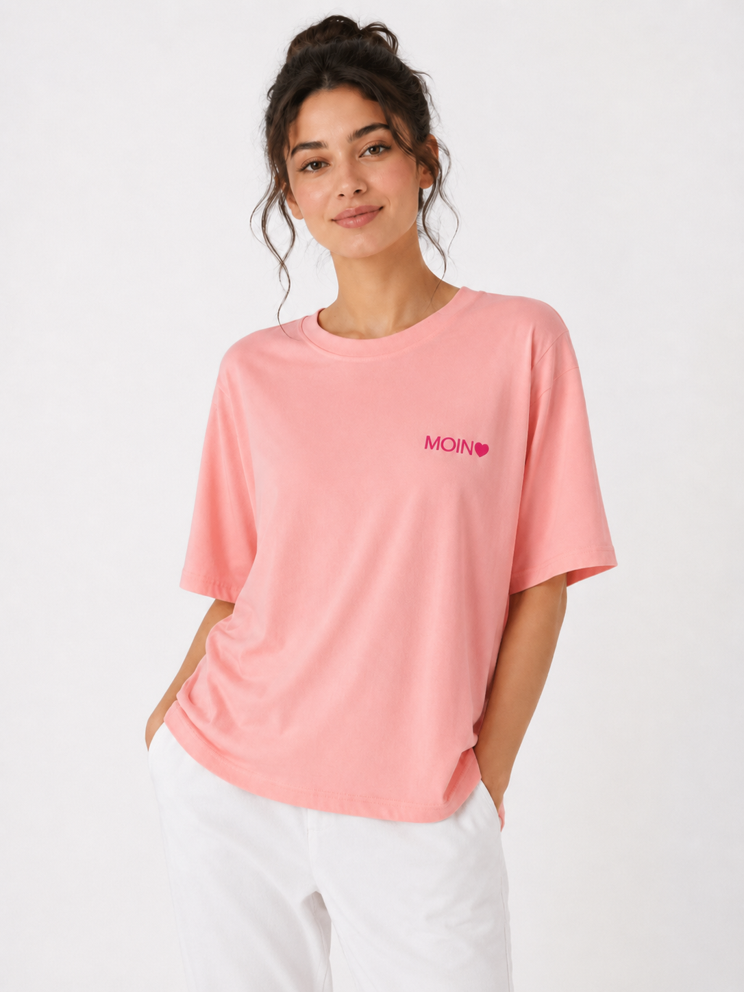 T-Shirt Moin Herz - Rosa