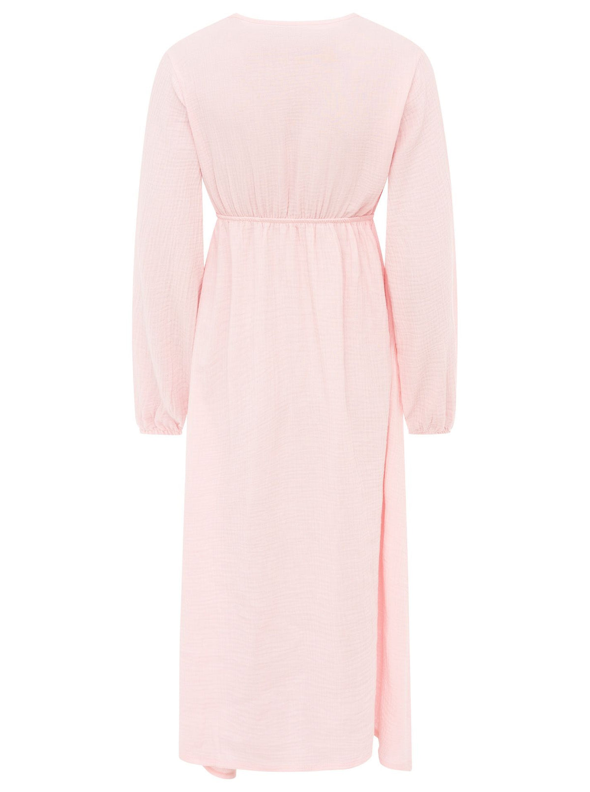 Zwillingsherz - Musselin Kleid lang - Rosa