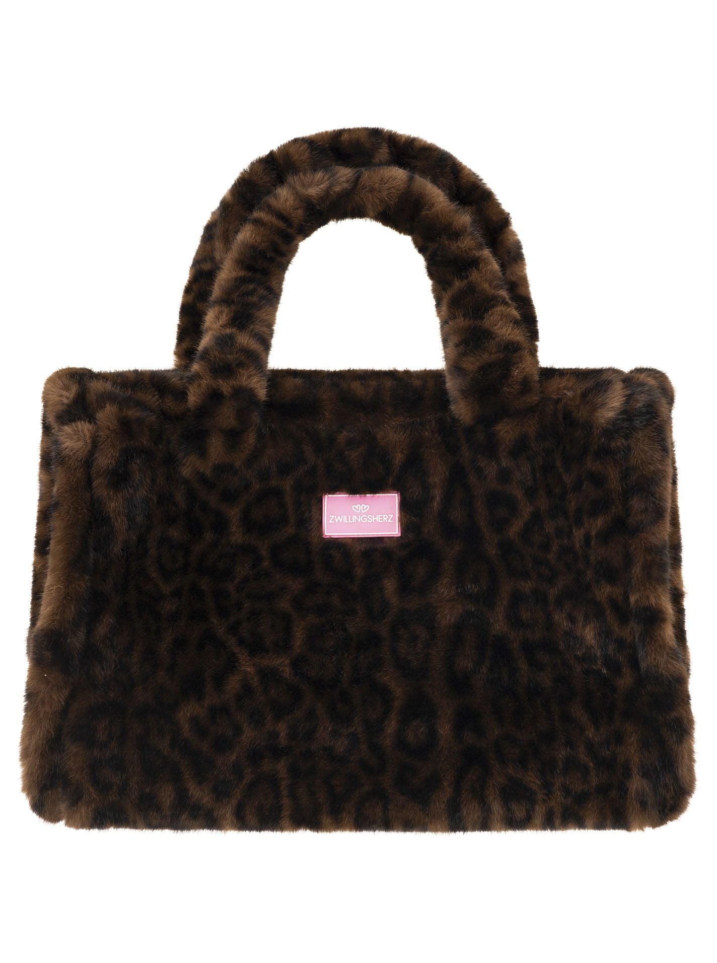 Zwillingsherz - XXL Teddy Shopper Tasche Leo - Braun
