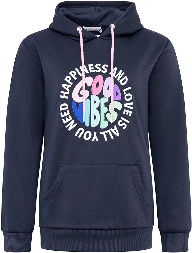 Zwillingsherz - Hoodie "Good Vibes" - Blau