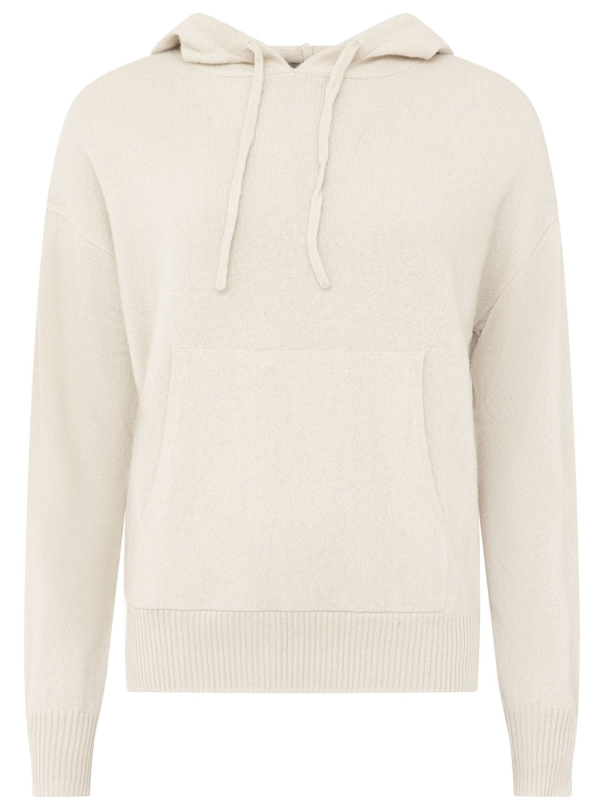 Zwillingsherz 100% Kaschmir Hoodie - Greige