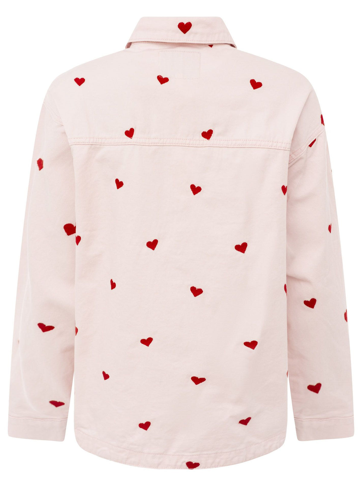 Zwillingsherz - Jeansjacke Herzen - Rosa