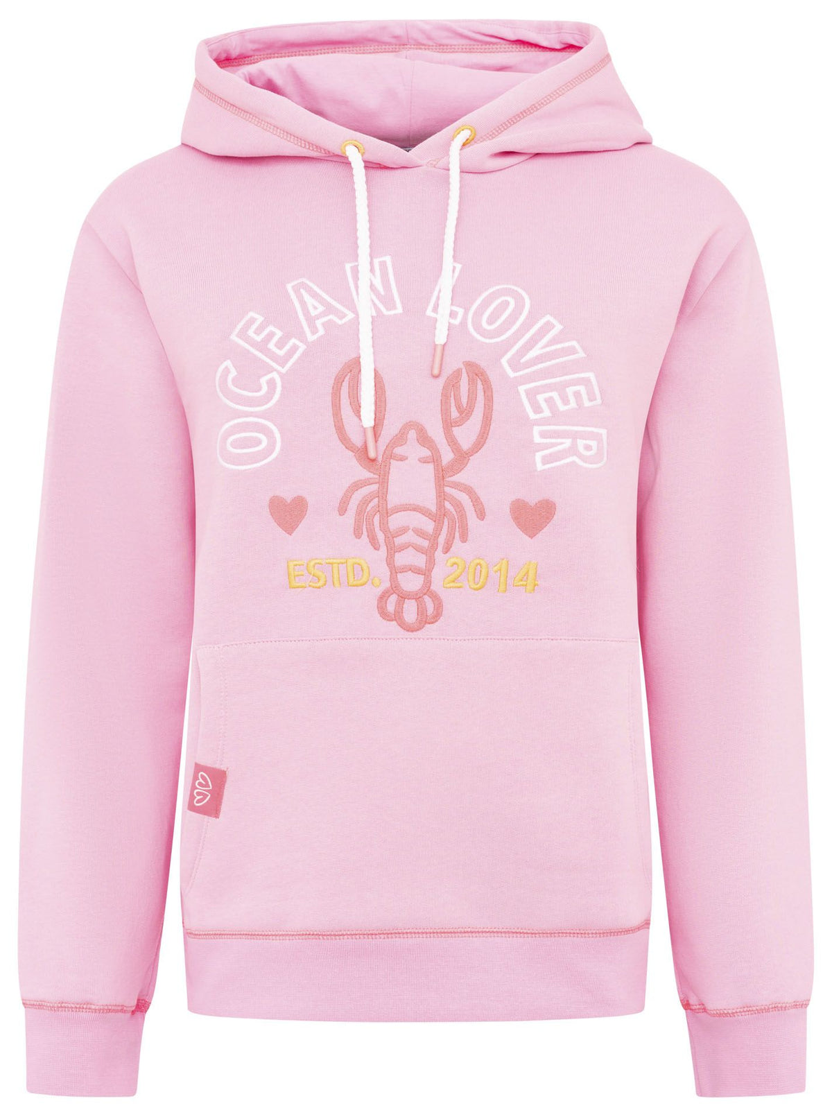 Zwillingsherz - Hoodie "Meer Momente Moin" - Weinrot
