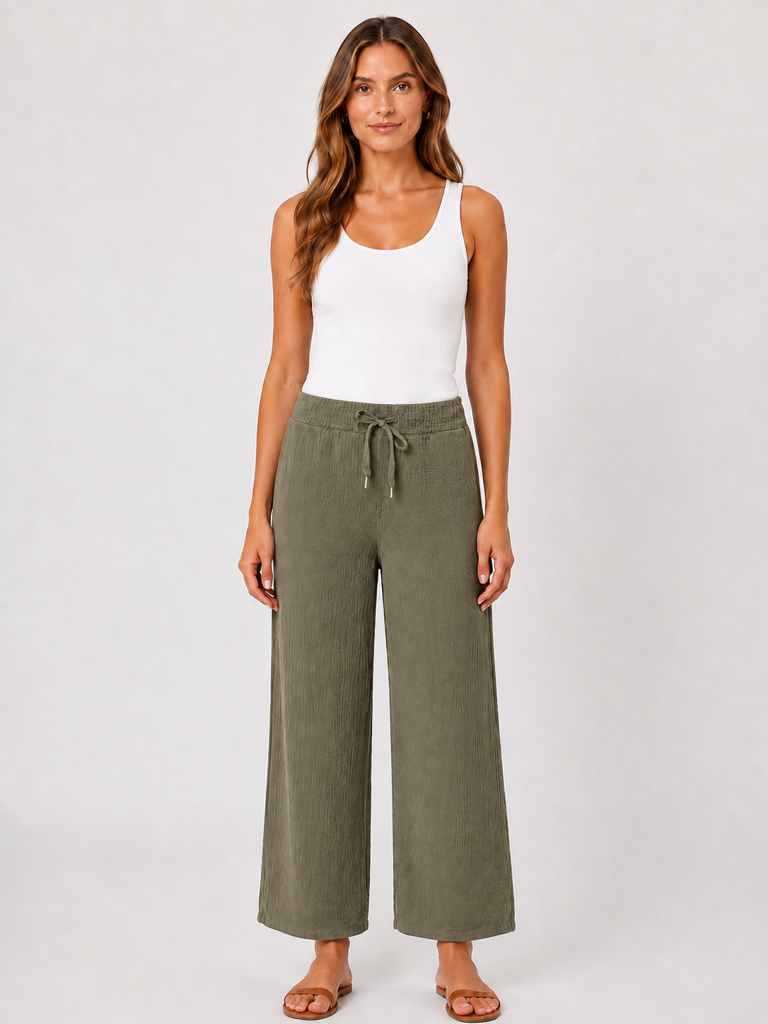 Musselin Hose - Khaki