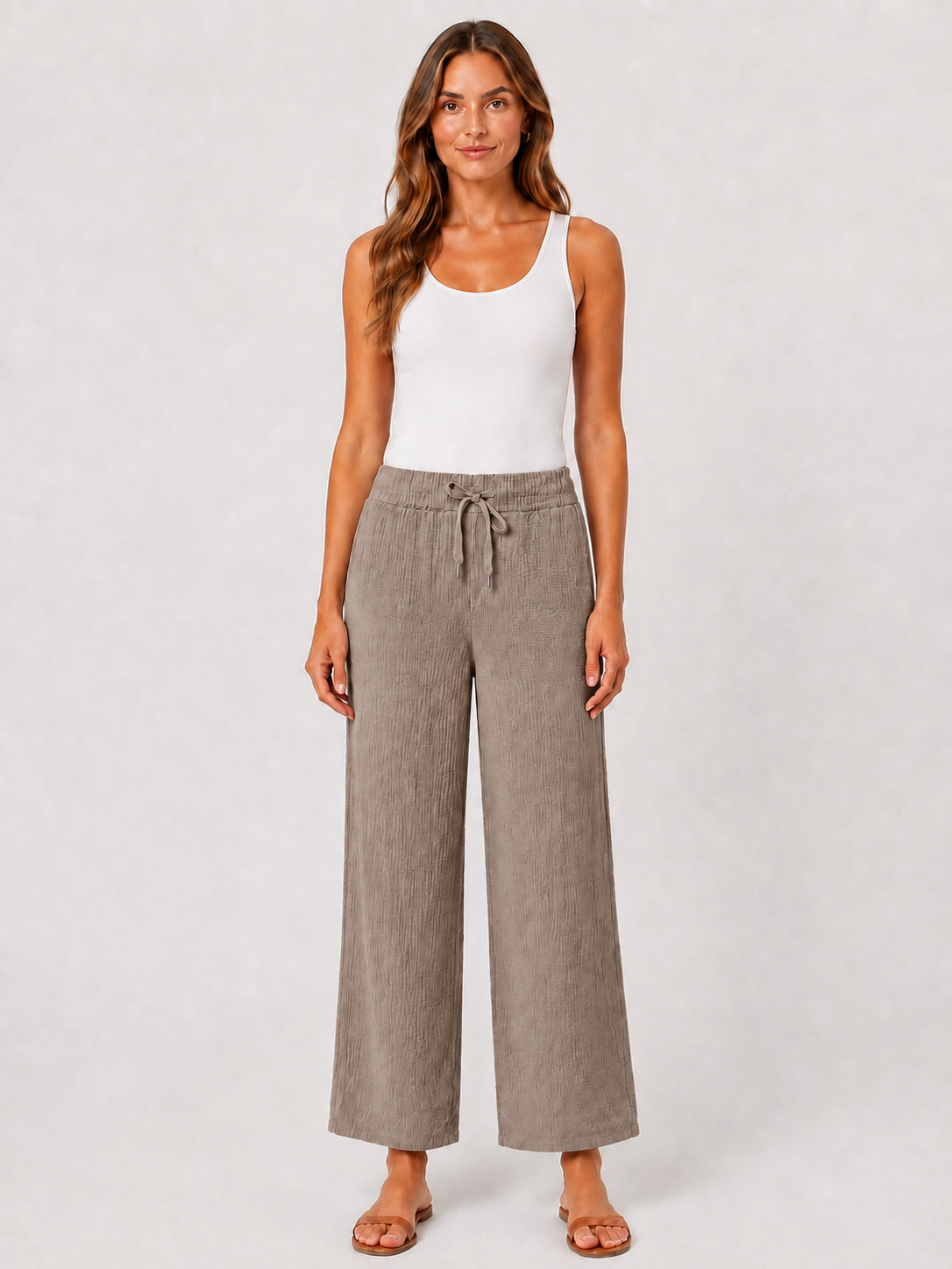Musselin Hose - Taupe (SuperSale-keine Retoure)