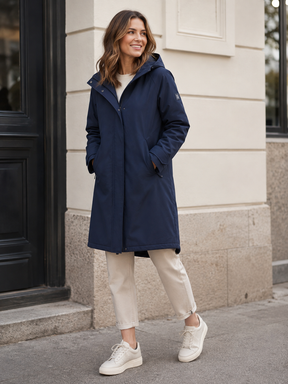 Zwillingsherz - Parka "Keep Smiling" - Dunkelblau