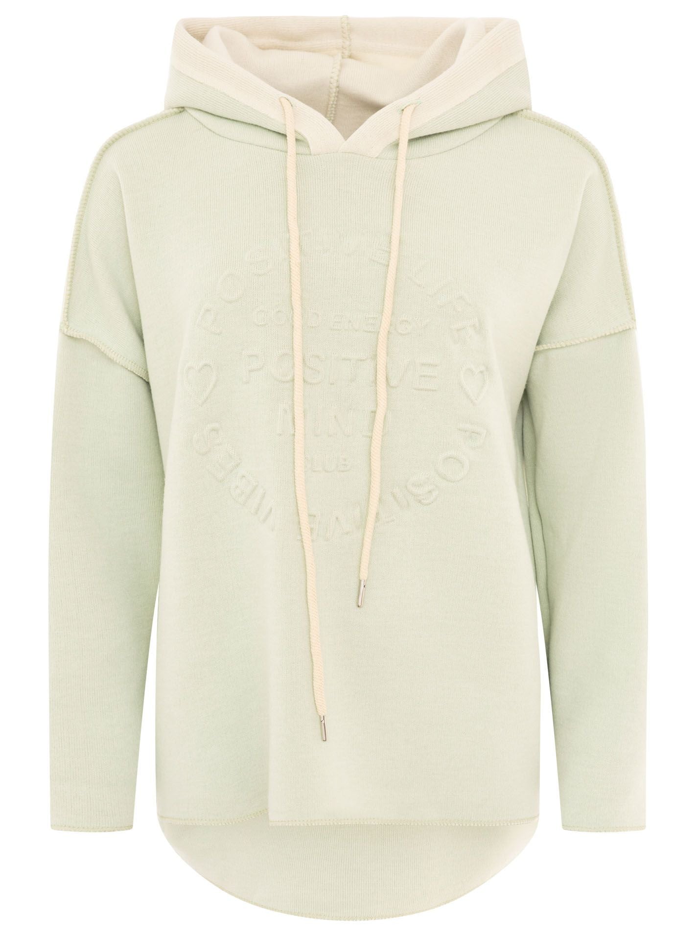 Zwillingsherz - Made in Italy Hoodie "Positive Mind" - Mint