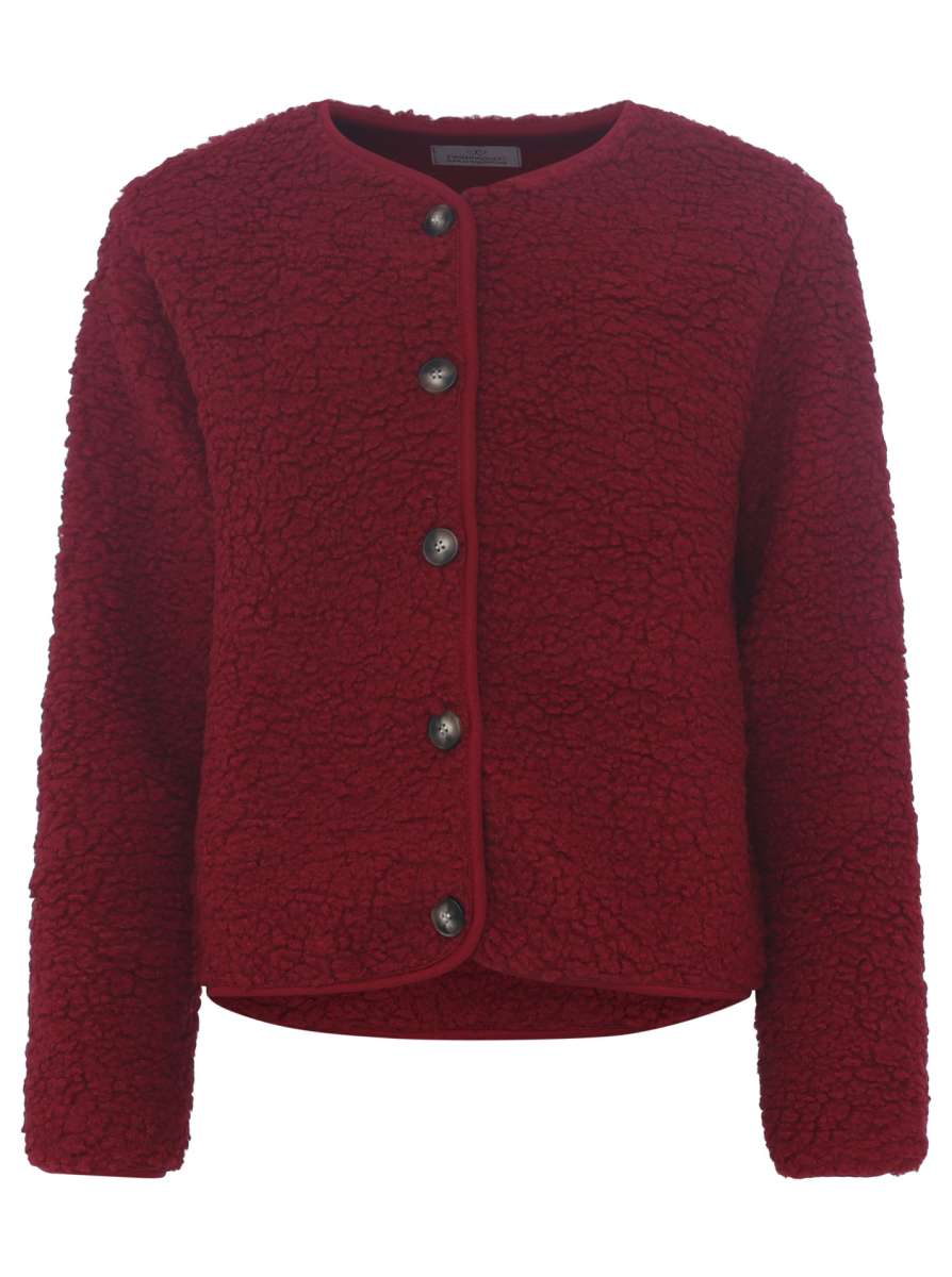 Zwillingsherz Teddy Jacke - Cognac