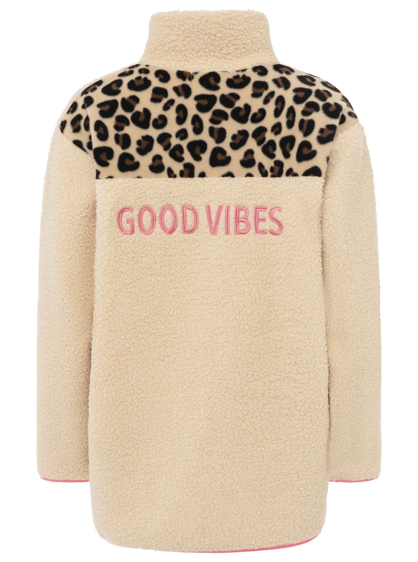Zwillingsherz - Troyer "Good Vibes Leo" - Beige